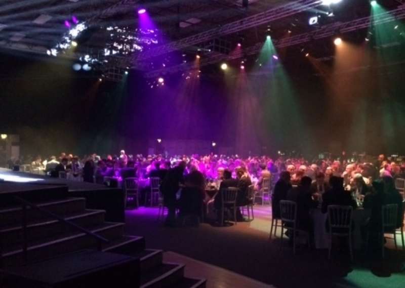 In House Christmas Themed Ball for 350 Main Hall